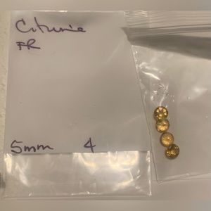 Citrine gemstones